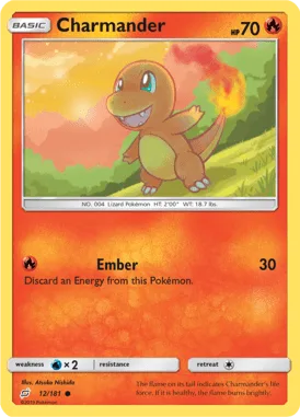 Charmander TEU 12